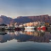 Waterfront Cape Town reflection in the morning